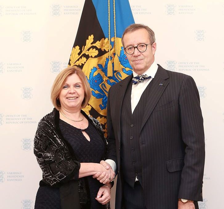 Veleposlanica Bosne i Hercegovine Vesna Ćužić predala vjerodajnice predsjedniku Republike Estonije Toomasu Hendriku Ilvesu